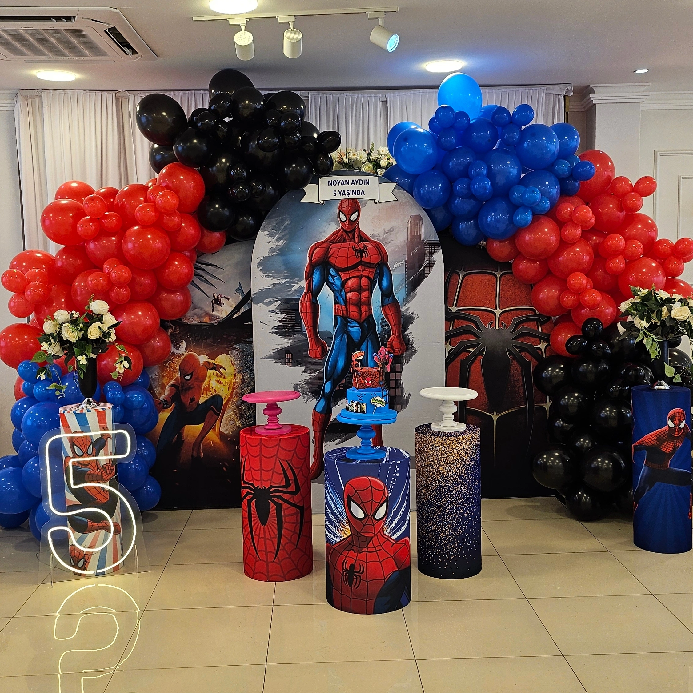 Spiderman Avcilar dogum gunu